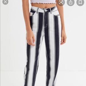 BDG striped mom jeans